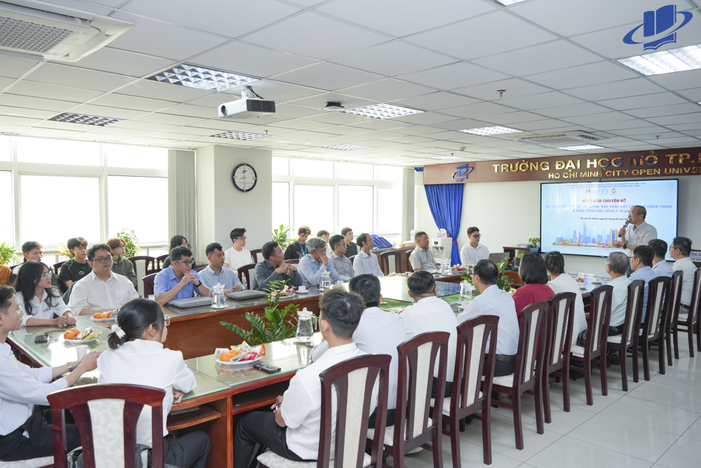 Khoa Xây dựng tổ chức Hội thảo chuyên đề ”Cập nhật về thiết kế, thi công, giải pháp vật liệu cho công trình” và Lễ trao học bổng TVN Group